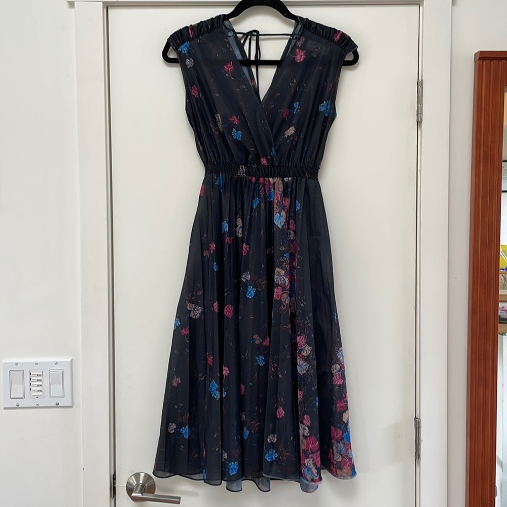 Super sweet vintage dress…sheer floral pattern.